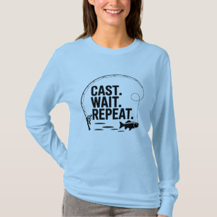 Camiseta Minimalista de Pesca - Estilo Exterior Si