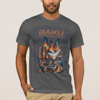 Camiseta Minimalista De Terminal Cibernético De Baku Ropa U