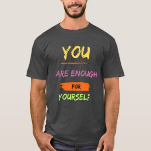 Camiseta minimalista de valor propio