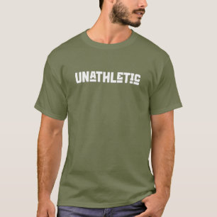 Camiseta Minimalista frase anti-fitness Humor antiatlético