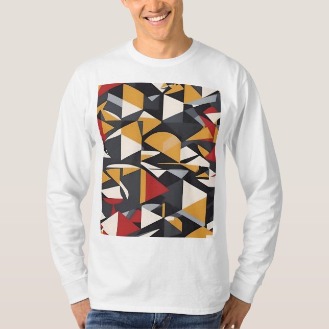 Camiseta Minimalista geométrica moderna (Anverso)