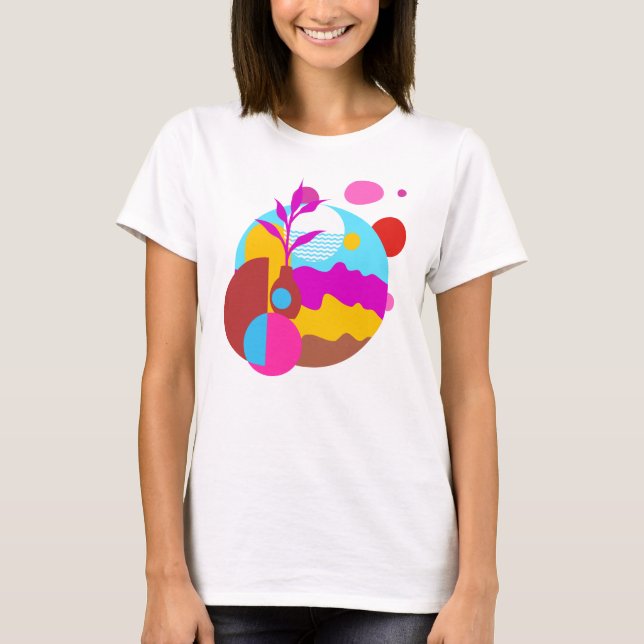 Camiseta Minimalista Limpio ADVcreators Artículo35 (Anverso)