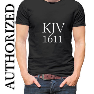 Camiseta Minimalista Moderno KJV 1611 Cristiano