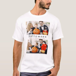 Camiseta Minimalista moderno Spooky Happy Halloween 2 Photo