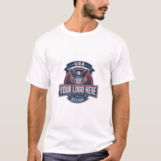 Camiseta Minimalista Personalizable "Tu Logo Aquí"