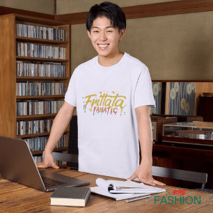 Camiseta minimalista Personalizado "Frittata Fanatic"