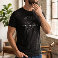 Camiseta Minimalista 'Solo Respira' | Rostro de Ar