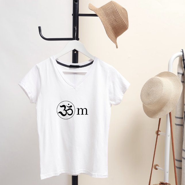 Camiseta Minimalista Zen Om (Subido por el creador)