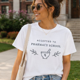 Camiseta Mínimo aceptado en la Facultad de Farmacia, futuro