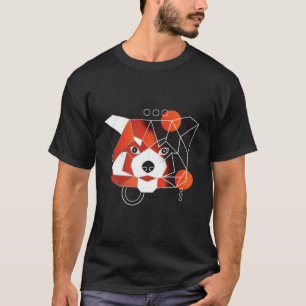 Camiseta Mínimo Panda Rojo Polígono
