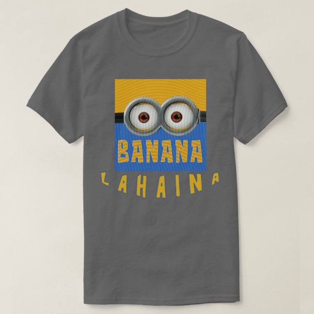 CAMISETA MINION BANANA USA LAHAINA (Diseño del anverso)