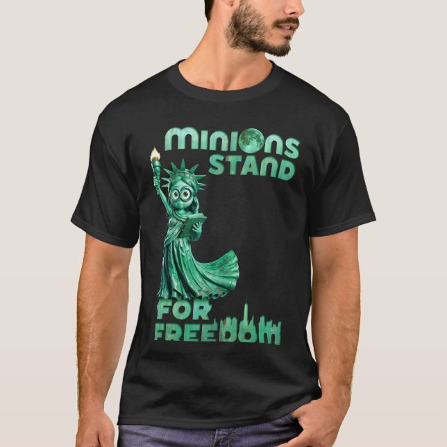 Camiseta Minions defienden la libertad (Anverso)