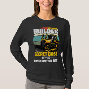 Camiseta Miniplataforma De Construcción Para Niños Con Exca