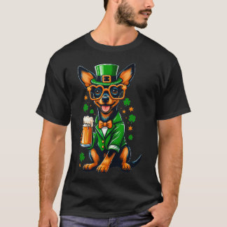 Camiseta Ministero Pinscher Costume San Paddys Día Para Lo