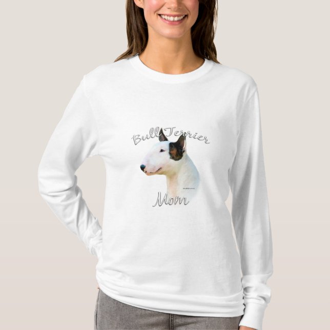 Camiseta Ministra de Bull Terrier Mamá 2 (Anverso)