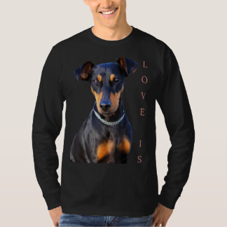 Camiseta Ministra Pinscher Dog Mom Dad T Love Puppy Mascota