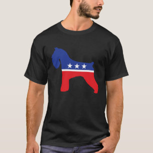 Camiseta Ministra Schnauzer Dog Elección de símbolo polític