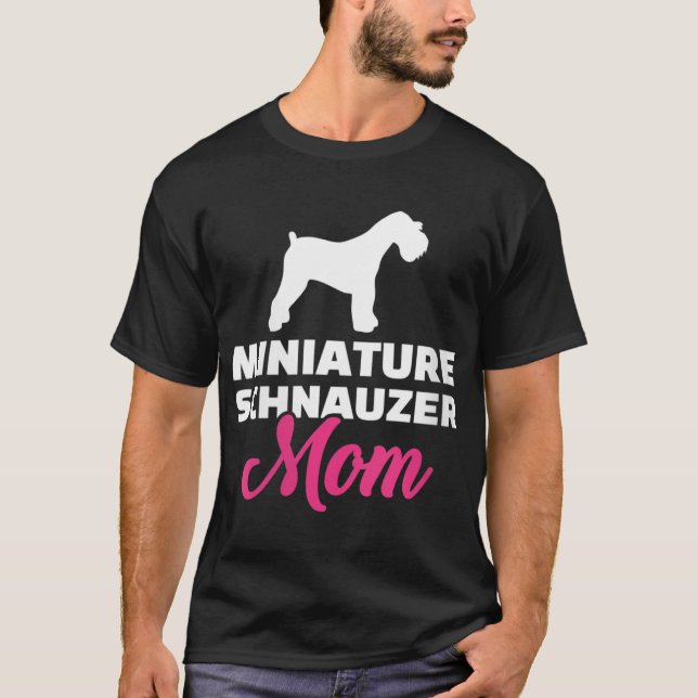Camiseta Ministra Schnauzer mamá (Anverso)