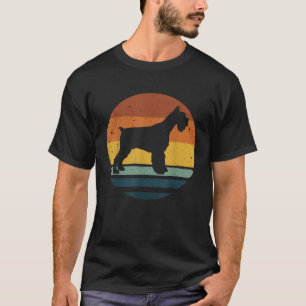 Camiseta Ministra Schnauzer Mini retro de cosecha mamá papá