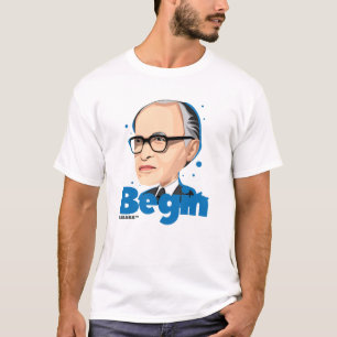 Camiseta Ministro israelí de Menachem Begin primer