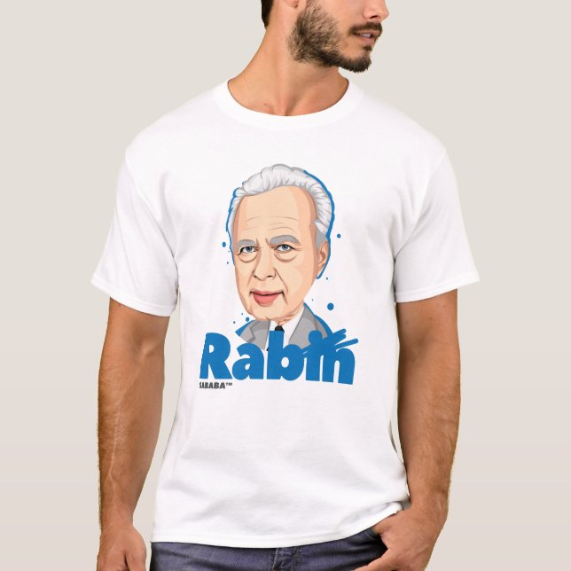 Camiseta Ministro israelí de SABABA™ Rabin primer (Anverso)