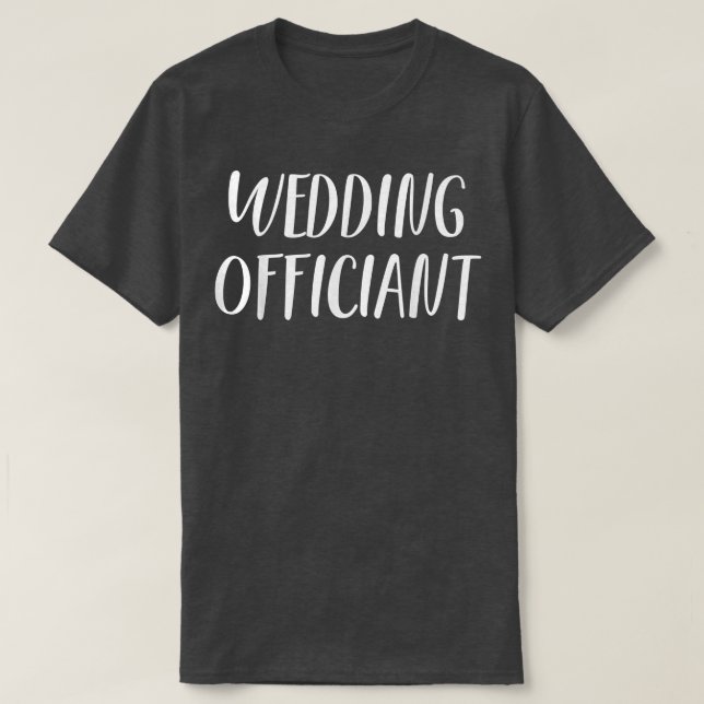 Camiseta Ministro Ordenado por Internet para Bodas22 (Diseño del anverso)