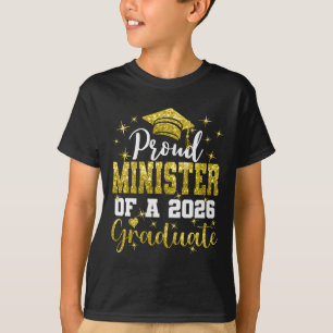 Camiseta Ministro Super Orgulloso De Graduado Senior 2026