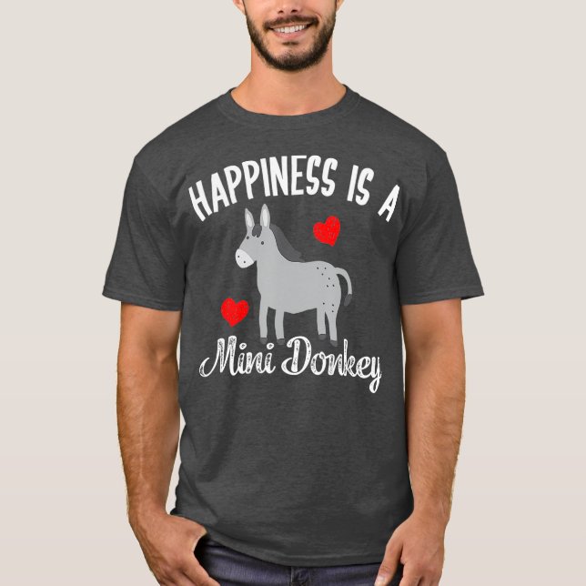 Camiseta Minitorra en miniatura de burro Mascota Donkey Ama (Anverso)