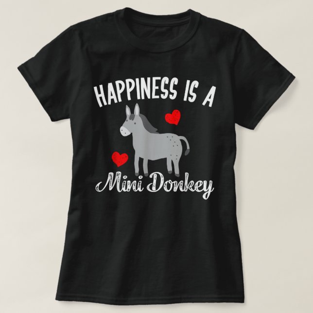 Camiseta Minitorrista de ranchos de burros en miniatura (Diseño del anverso)