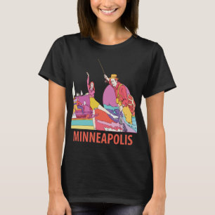 Camiseta Minneapolis Foshay Tower Pink Viaje