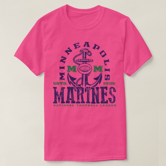 Camiseta Minneapolis Marines (Diseño del anverso)