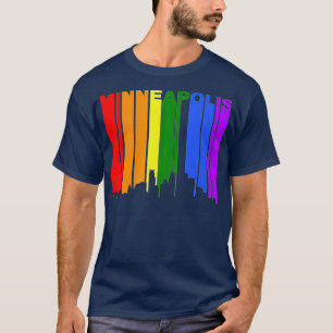 Camiseta Minneapolis Minnesota Orgullo Gay LGBTQ Arcoiris S