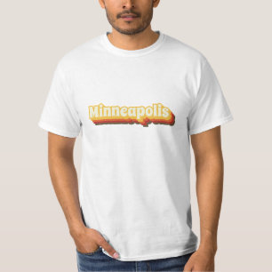 Camiseta Minneapolis Retro Vintage Textos