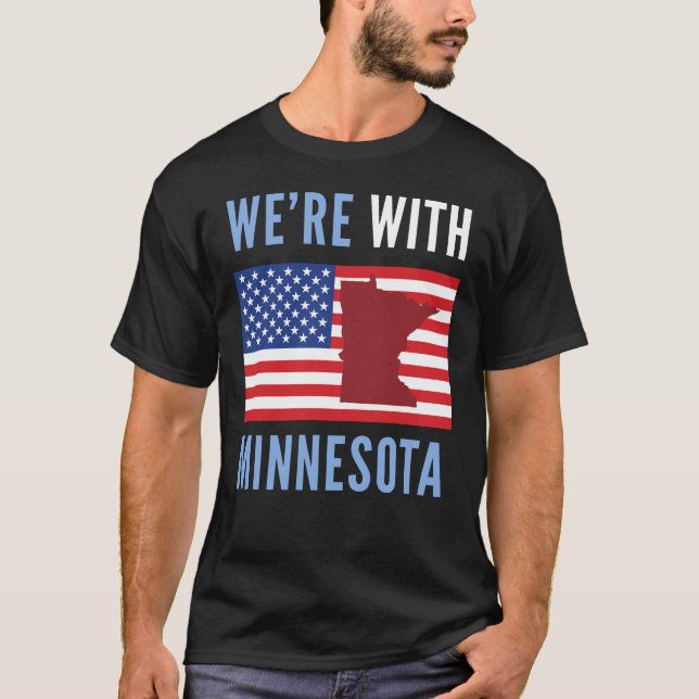 Camiseta Minnesota Anti ICE Trump Protest  (Anverso)