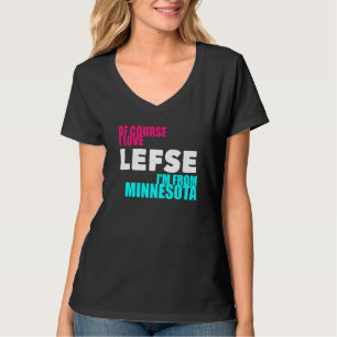 Camiseta Minnesota Apparel Co. Minnesota Lefse Funny - Bla