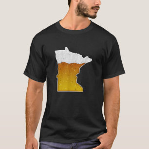 Camiseta Minnesota Beer Shirt MN Brewmaster Beer Map