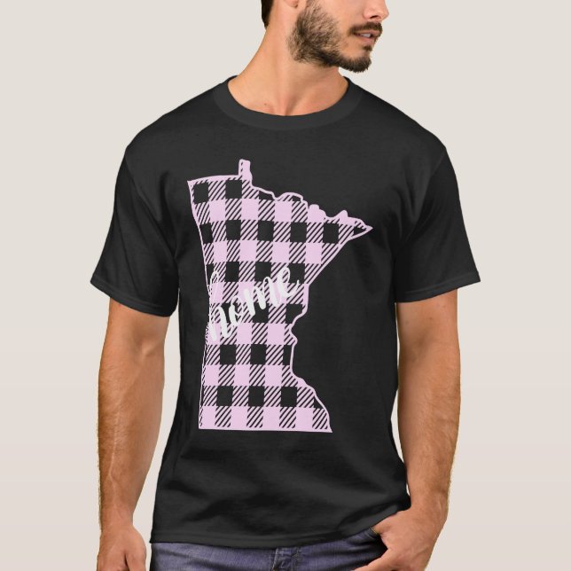 Camiseta Minnesota Búfalo Pone En Pink We (Anverso)