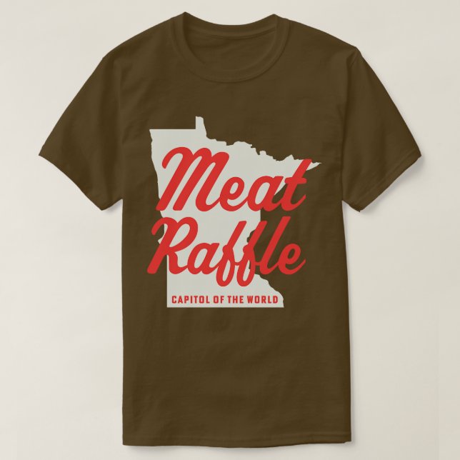 Camiseta Minnesota Carne Raffle Capitol de la Carne Mundial (Diseño del anverso)