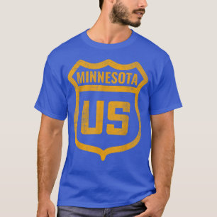 Camiseta Minnesota - Carretera de los Estados Unidos con ma