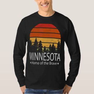Camiseta Minnesota, Casa De Estado Del Valiente Amor Minnes