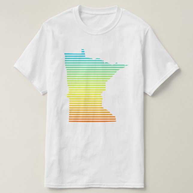 Camiseta minnesota chill fade (Diseño del anverso)