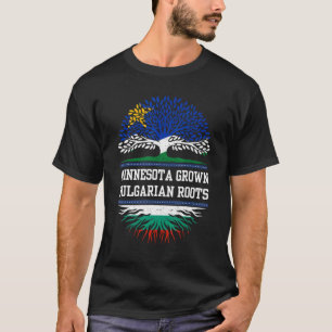 Camiseta Minnesota Crecida Con Raíces Búlgaras Bulgaria