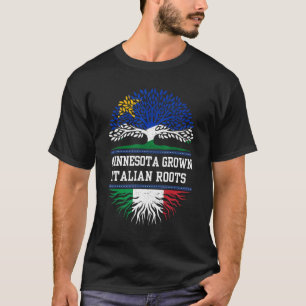 Camiseta Minnesota Crecida Con Raíces Italianas Italia