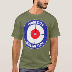 Camiseta Minnesota Curling Team Barrido Rock MN State