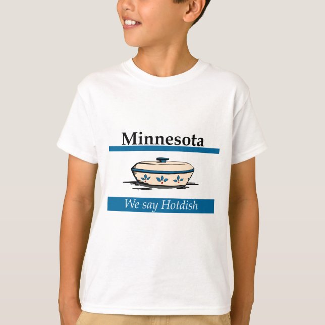 Camiseta Minnesota: Decimos Hotdish (Anverso)