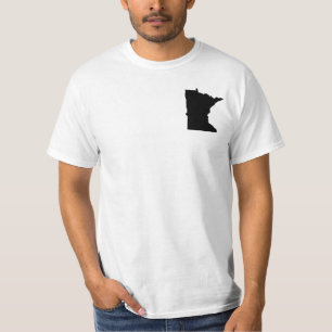 Camiseta Minnesota en blanco y negro