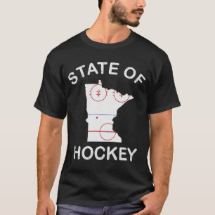Camiseta Minnesota Estado de Hockey Hoodie Estado de Hockey