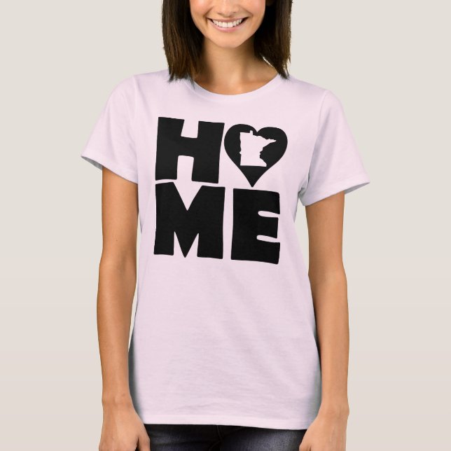 Camiseta Minnesota Home Heart State Tees (Anverso)