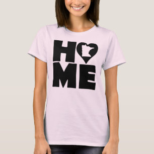 Camiseta Minnesota Home Heart State Tees T-Shirt