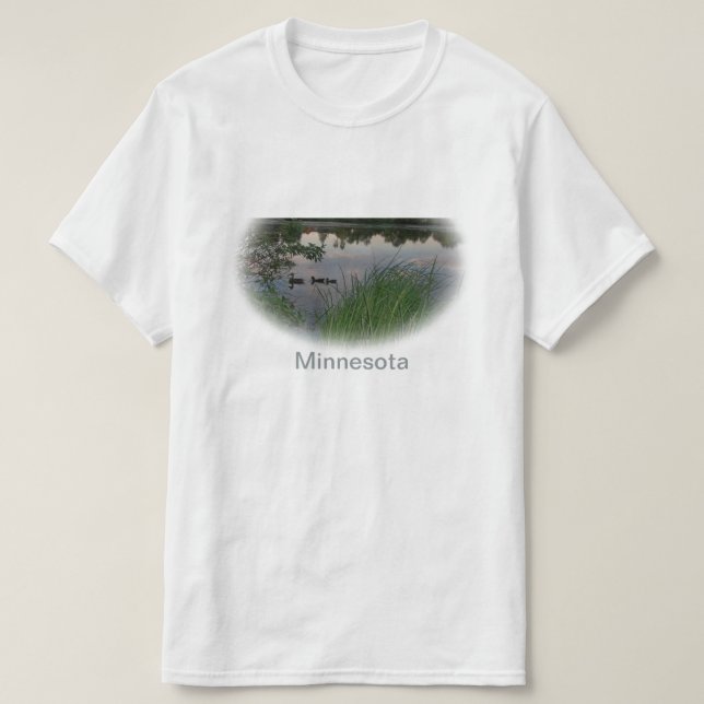 Camiseta Minnesota Lake T-Shirt (Diseño del anverso)